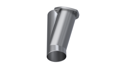 QTP 3.5in Weld-On QTEC Exhaust Cutout Y-Pipe from DTX Performance