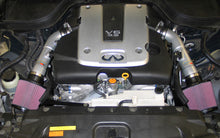 Load image into Gallery viewer, K&amp;N 07-08 G35 Dual Silver Typhoon Short Ram Intakes for high performance car parts by DTX Performance, veteran owned shop.