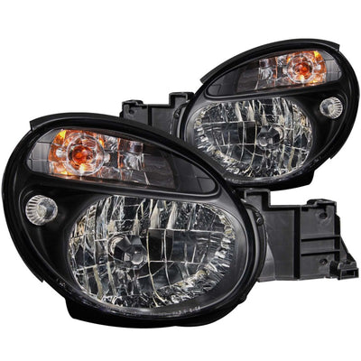ANZO 2002-2003 Subaru Impreza Crystal Headlights Black for performance car parts at DTX Performance, enhance vehicle appearance and function.