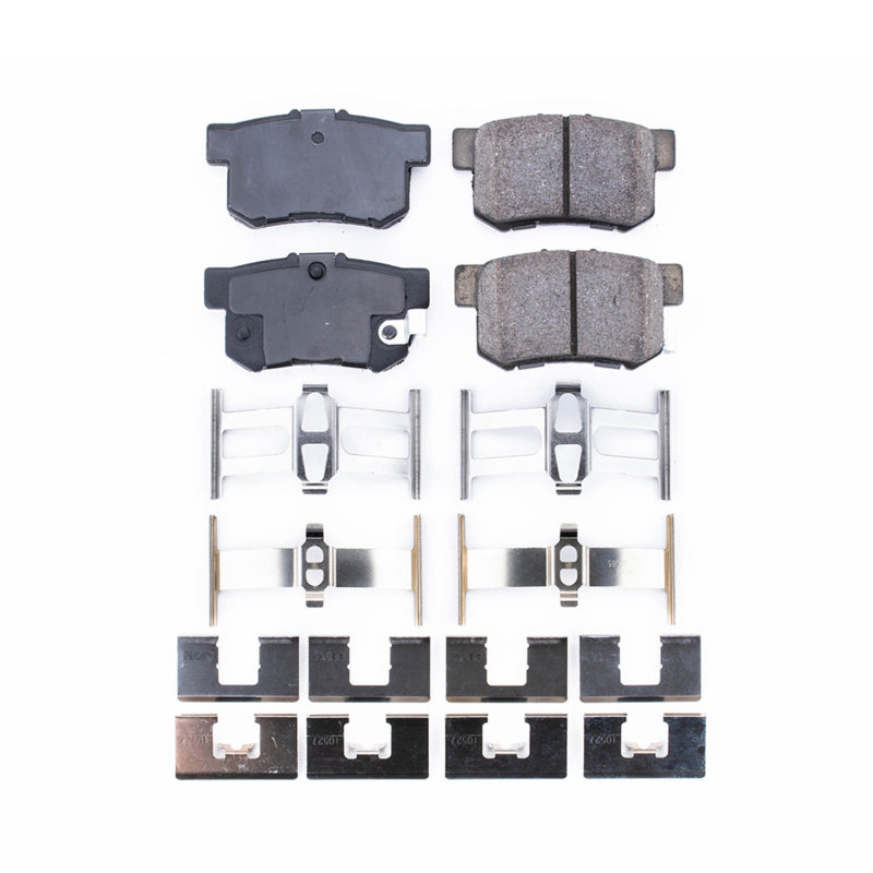 Power Stop 97-99 Acura CL Rear Z17 Evolution Ceramic Brake Pads w/Hardware - DTX Performance