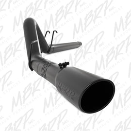 MBRP 2008-2009 Ford F250/350/450 6.4 L Filter Back Single Side, performance exhaust system with black coating, DTX Performance