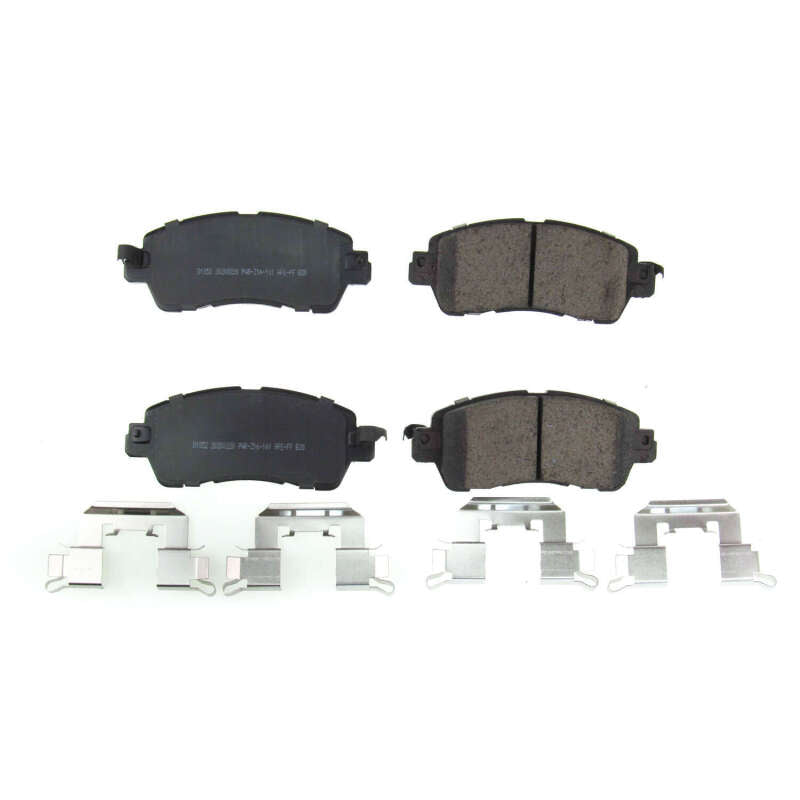 Power Stop 2016 Scion iA Front Z17 Evolution Ceramic Brake Pads w/Hardware - DTX Performance