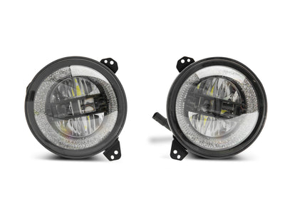 Raxiom 18-22 Jeep Wrangler JL/JT Axial Series LED Headlights