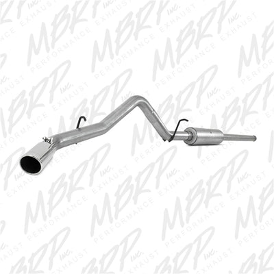 MBRP 14 Chevy/GMC 1500 Silverado/Sierra 4.3L V6/5.3L V8 Single Side Exit AL 3in Cat Back Exhaust, high performance upgrades