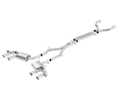 Borla 2017+ Chevy Camaro ZL1 6.2L S-Type Catback Exhaust Dual Split Rear Exit by DTX Performance