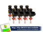 1440cc (160 lbs/hr at OE 58 PSI fuel pressure) FIC Fuel Injector Clinic Injector Set for LS3, LS7, L76, L92, and L99 engines (High-Z)