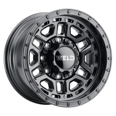 Weld Off-Road Crux 22x10in / 6x135 BP / ET -18 / 106.1mm Bore - Satin Black Wheel