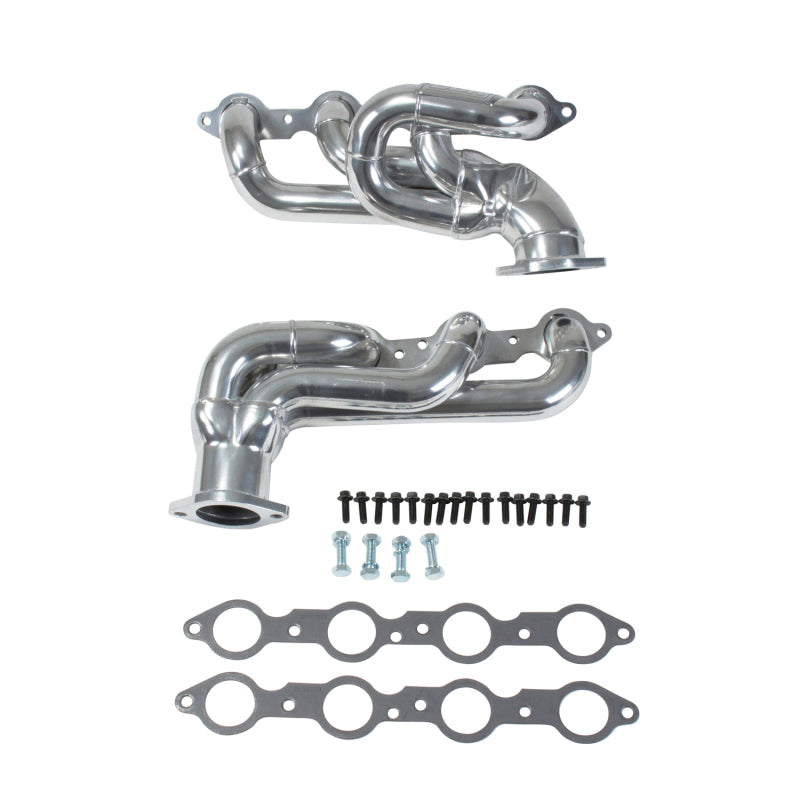 BBK 10-15 Camaro LS3 L99 Shorty Tuned Length Exhaust Headers - 1-3/4 Silver Ceramic - DTX Performance