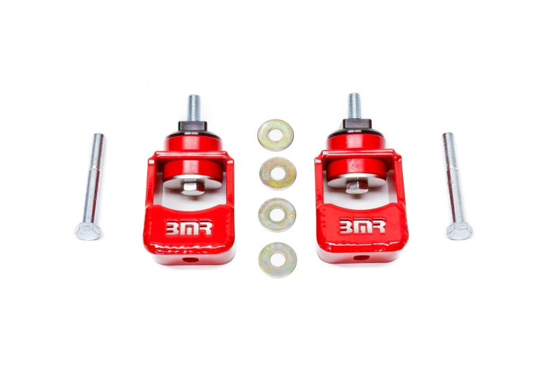 BMR 10-15 5th Gen Camaro Motor Mount Kit (Polyurethane) - Red (Spacers Not Included) - DTX Performance