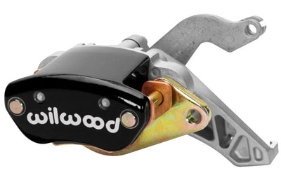 Wilwood Caliper-MC4 Mechanical-R/H - Black w/ Logo 1.19in Piston .81in Disc, high performance car parts, DTX Performance