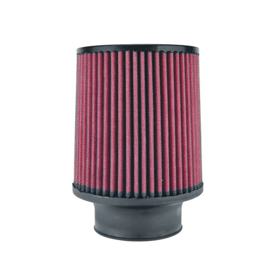 Injen High Performance Air Filter - 3 1/2 Black Oiled Filter 6 Base / 6 7/8 Tall / 5 1/2 Top for performance car parts and tuning upgrades.