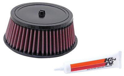 K&N 00-09 Suzuki DRZ400 Replacement Air Filter with sealing grease, ideal for performance car parts and engine performance upgrades at DTX Performance