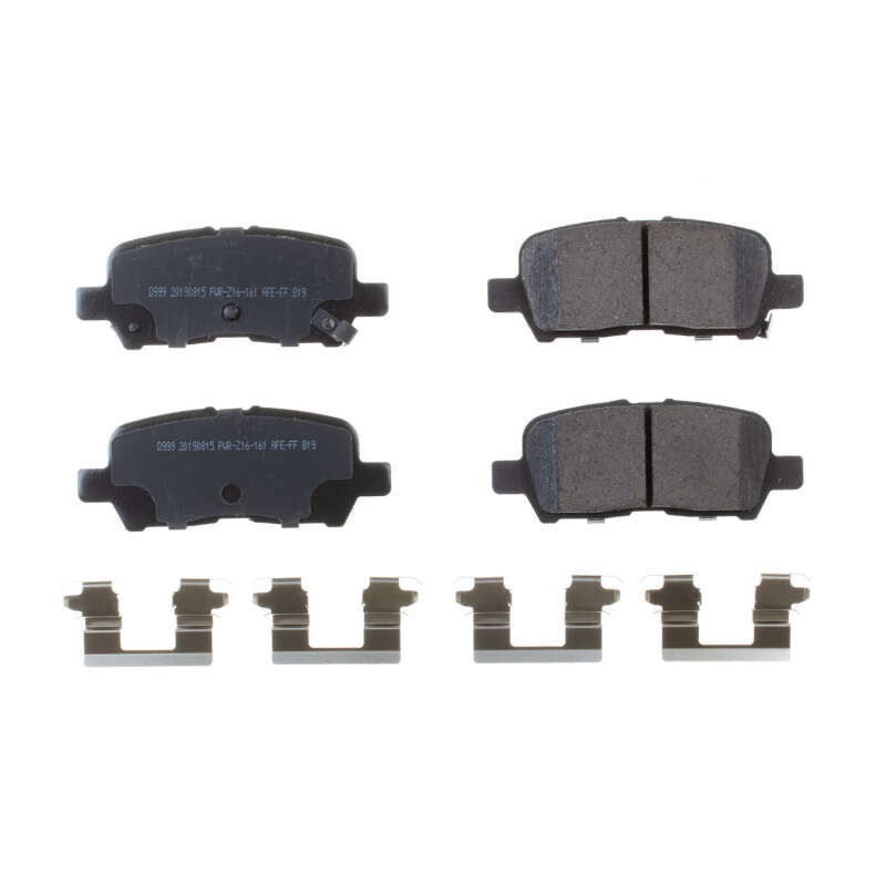 Power Stop 05-09 Buick Allure Rear Z17 Evolution Ceramic Brake Pads w/Hardware - DTX Performance