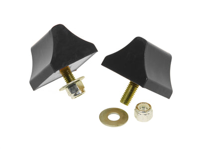 Prothane Universal Bump Stop 1-3/8 X 2 X 2-1/4 Wedge - Black for performance car parts. Shop DTX Performance.