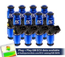 Load image into Gallery viewer, 1650cc (180 lbs/hr at OE 58 PSI fuel pressure) FIC Fuel Injector Clinic Injector Set for LS1 engines (High-Z)