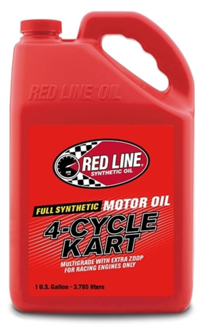 Red Line Four-Stroke Kart Oil - Gallon, perfect for performance car parts, enhancing engine performance, and tuning upgrades.