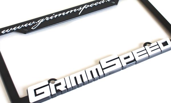 GrimmSpeed License Plate Frame (Pair) GrimmSpeed