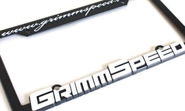 GrimmSpeed License Plate Frame (Pair) - Performance car parts from DTX Performance Shop. Veteran owned, perfect for performance upgrades.