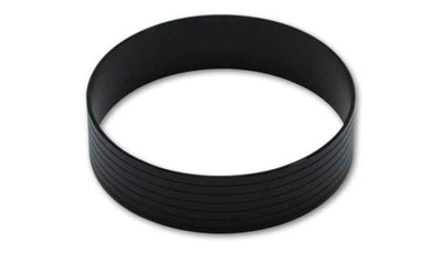 Vibrant HD Aluminum Union Sleeve for 2in OD Tubing - Hard Anodized Black for performance car parts at DTX Performance