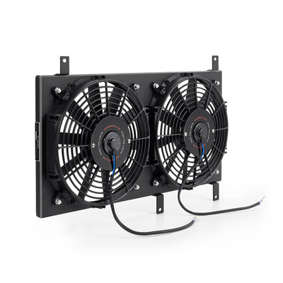 Mishimoto 99-05 Mazda Miata Aluminum Fan Shroud Black - DTX Performance aftermarket car parts for engine cooling and performance.