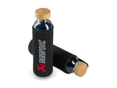 Akrapovic Water Bottle x Flaska, ideal for high performance auto parts enthusiasts from veteran owned performance shop DTX Performance.