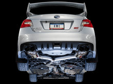 Load image into Gallery viewer, AWE Tuning Subaru STI VA / WRX GV / STI GV Sedan Touring Edition Exhaust - Chrome Silver Tip (102mm) - DTX Performance