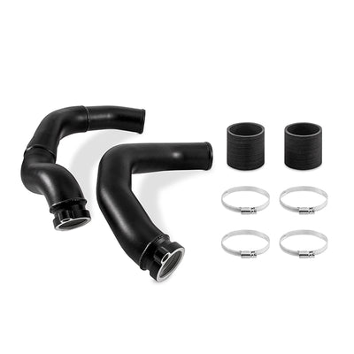 Mishimoto 2015+ BMW F8X M3/M4 Charge Pipe Kit - Wrinkle Black, high performance auto parts from DTX Performance
