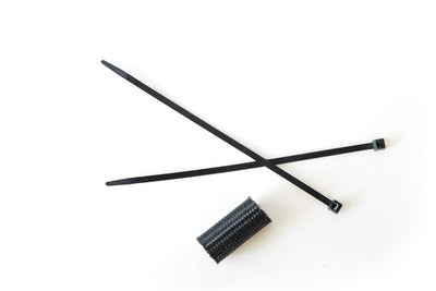 Cable ties and sleeve for organization