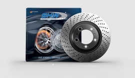 SHW 17-21 Porsche 911 Carrera 3.0L w/o Ceramics Right Rear Cross-Drilled MB Brake Rotor (9P1615602) performance car part