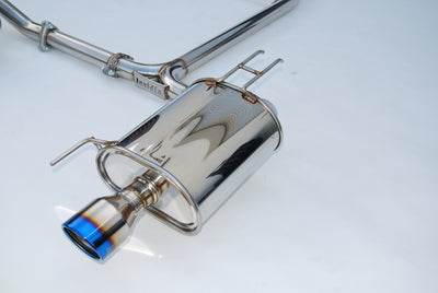 Invidia 04-08 Acura TSX Q300 Rolled Titanium Tip Cat-Back Exhaust, performance car parts, DTX Performance, high performance auto parts