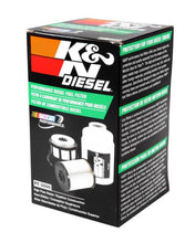 Load image into Gallery viewer, K&amp;N Cellulose Media Fuel Filter 3.5in OD x 6.281in L for high performance upgrades and filtration by veteran owned shop DTX Performance