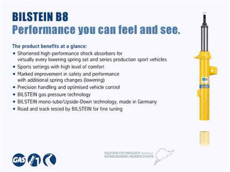 Bilstein B8 2014+ Mercedes-Benz CLA45 AMG (w/o Electonic Suspension) Front Left Strut Assembly - DTX Performance