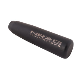 NRG Universal Short Shifter Knob - 5in. Length / Heavy Weight 1.27Lbs. - Black Wrinkle Finish - Performance Car Parts