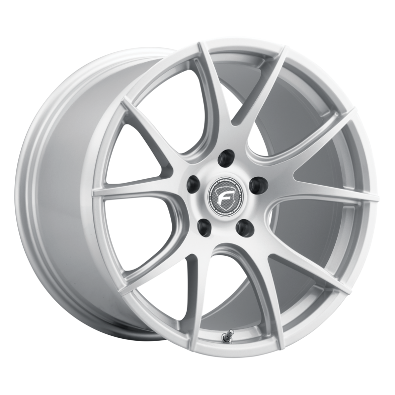 Forgestar CF5V 18x10 / 5x112 / ET8 / 66.56 HB - Gloss Silver - Non-BL Wheel