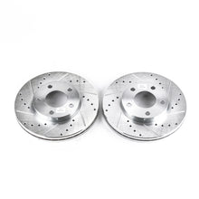 Load image into Gallery viewer, Power Stop 94-04 Ford Mustang Front Evolution Drilled &amp; Slotted Rotors - Pair - DTX Performance