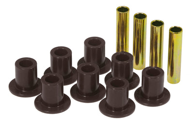 Prothane 87-96 Jeep Front Spring & Shackle Bushings - Black, performance car parts, for suspension kit upgrades.