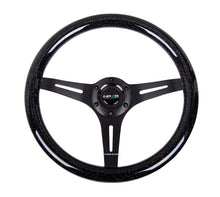 Load image into Gallery viewer, NRG Classic Wood Grain Steering Wheel (350mm) Black Sparkled Grip w/Black 3-Spoke Center, high performance auto parts, DTX Performance