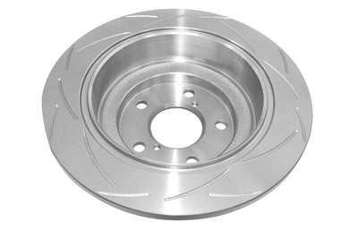 DBA 02-06 WRX / 98-07 Impreza 2.5L RS Rear Slotted Street Series Rotor for performance car upgrades by DTX Performance