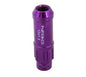 NRG 700 Series M12 X 1.5 Steel Lug Nut w/Dust Cap Cover Set 21 Pc w/Locks & Lock Socket - Purple, performance car parts