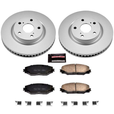 Power Stop 09-10 Pontiac Vibe Front Z17 Evolution Geomet Coated Brake Kit for high performance brakes and upgrades