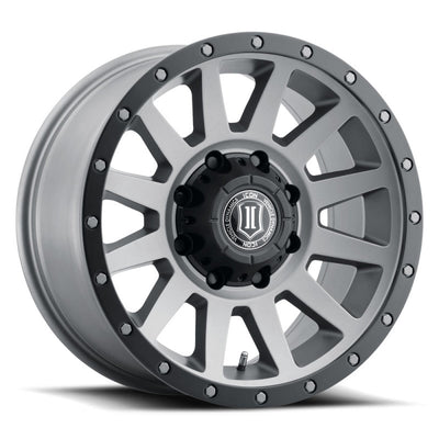 ICON Compression HD 18x9 8x170 6mm Offset Titanium Wheel for Performance Upgrades