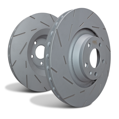 EBC 2021+ Ford Bronco / 19-23 Ford Ranger 2WD 2.3T (Gas) USR Slotted Rear Rotors by DTX Performance, high performance upgrades