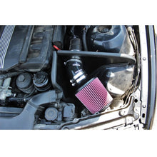 Load image into Gallery viewer, Mishimoto 99-05 BMW E46 323i/325i/328i Performance Cold Air Intake Kit - Black installed under car hood
