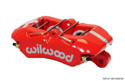 Wilwood Caliper-Dynapro Low-Profile 5.25in Mount - Red 1.12in Pistons .81in Disc for high performance car tuning