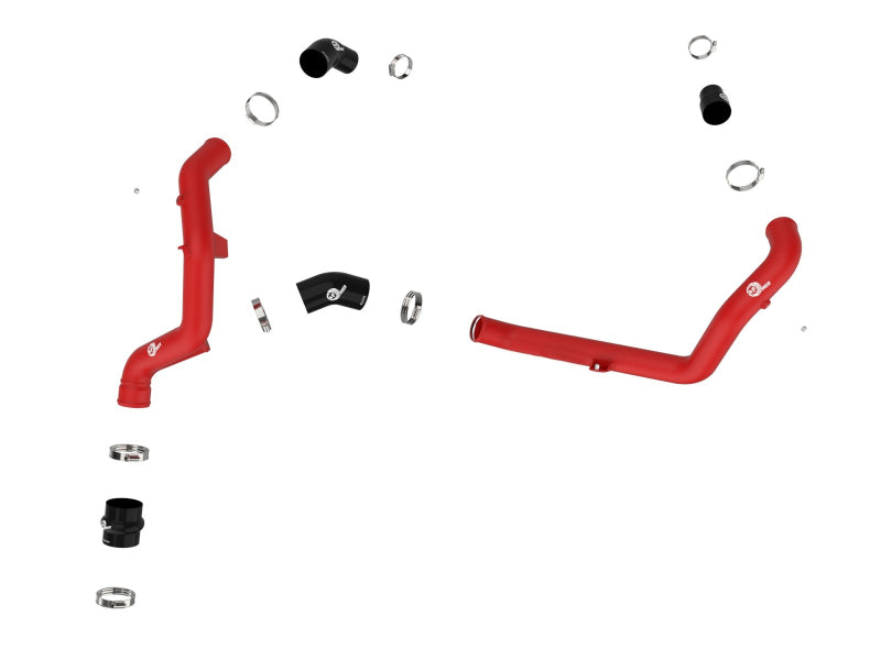 aFe BladeRunner 2 1/4in Intercooler Hot Side Charge Pipe 22-23 Ford Explorer V6-3.0L (tt) - Red - DTX Performance