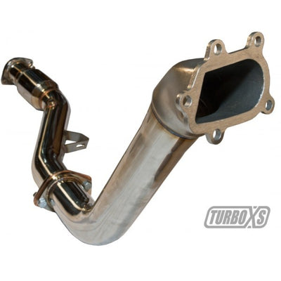 Turbo XS 08-12 WRX-STi / 05-09 LGT Catted Downpipe for performance upgrades; high performance auto parts by DTX Performance.