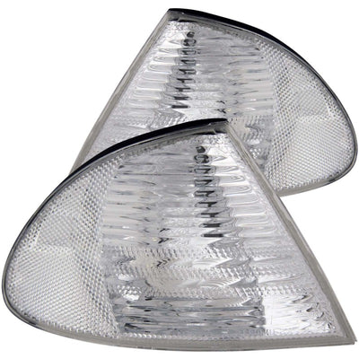 ANZO Corner Lights 1999-2001 BMW 3 Series E46 Euro Corner Lights Chrome, high performance auto parts, BMW tuning upgrades
