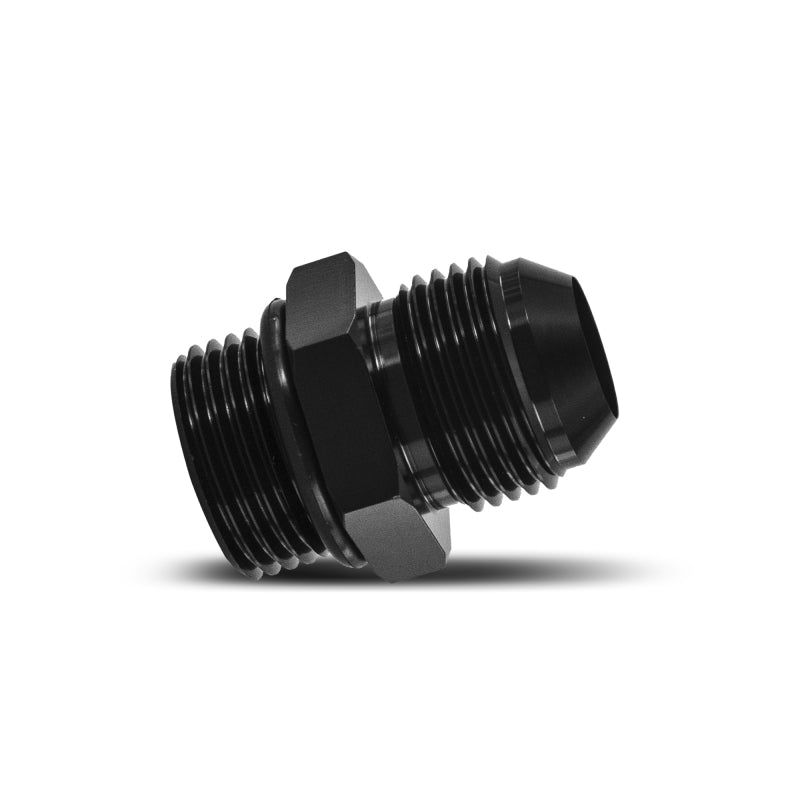 Mishimoto -10 ORB to -10AN Aluminum Fitting - Black for high performance car parts and tuning at DTX Performance.