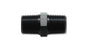 Vibrant 1/8in NPT x 1/8in NPT Straight Union Pipe Adapter Fitting - Aluminum for performance car parts