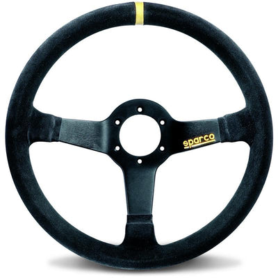 Sparco Steering Wheel 345 Suede Black by DTX Performance car parts, high performance upgrades, tuning, veteran-owned shop.